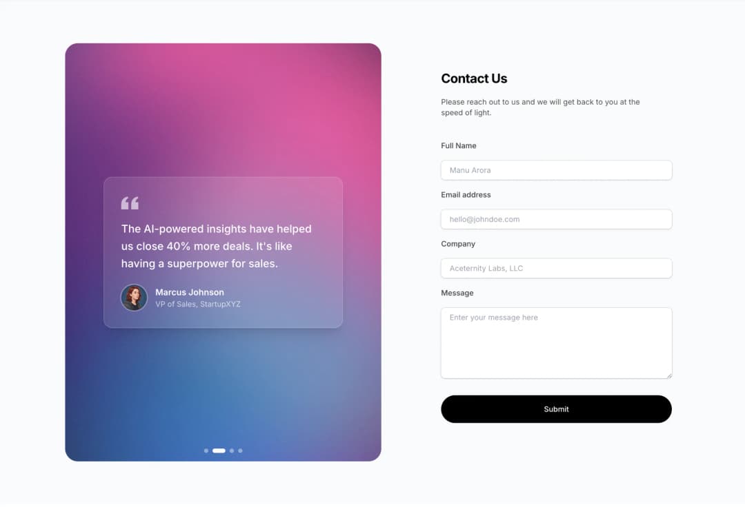 Team collaboration desk setup