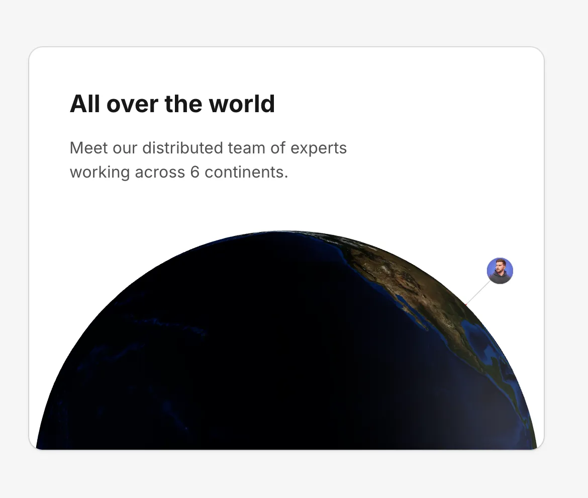 UI mockups and product visuals